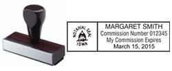 FNBR112IA - Iowa Notary Rubber Stamp