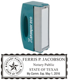 Texas Notary Pocket Stamp (N42)