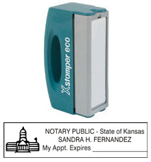 Kansas Notary Pocket Stamp (Xstamper)