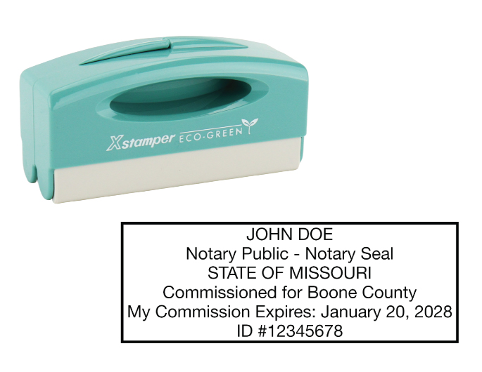 Missouri Notary Pocket Stamp (Xstamper)