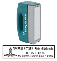 Nebraska Notary Pocket Stamp (Xstamper)