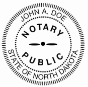 FNBR110 - Notary Rubber Stamp