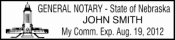 FNBR112 - Notary Rubber Stamp