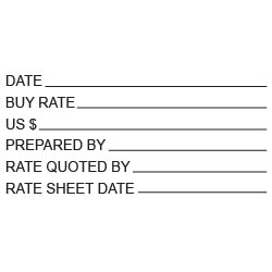 FNBCO103 - FNB Rate Self-Inking Stamp